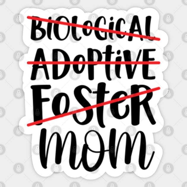 Biological Adoptive Foster Mom Sticker by RiseInspired